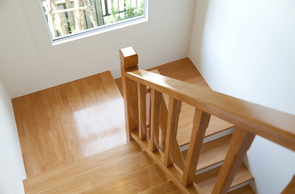 wooden handrails for stairs