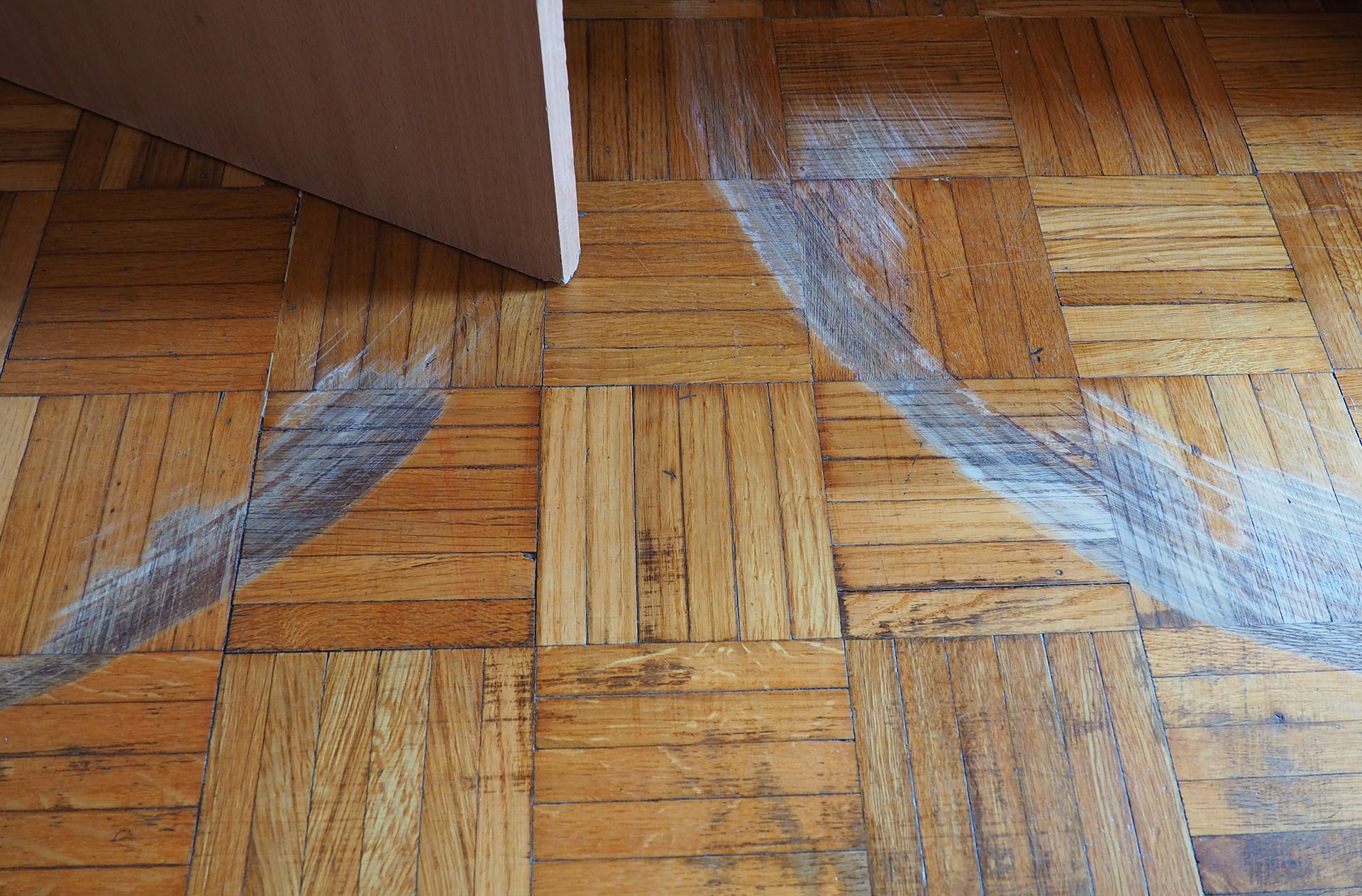 How can I fix these scratches on wood flooring? : r/howto
