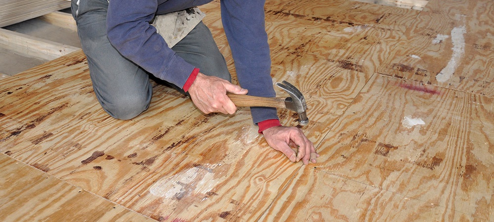 install the underlayment