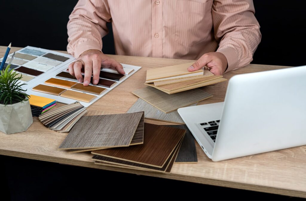 interior designers choose flooring