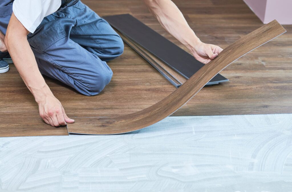 installation process of vinyl flooring