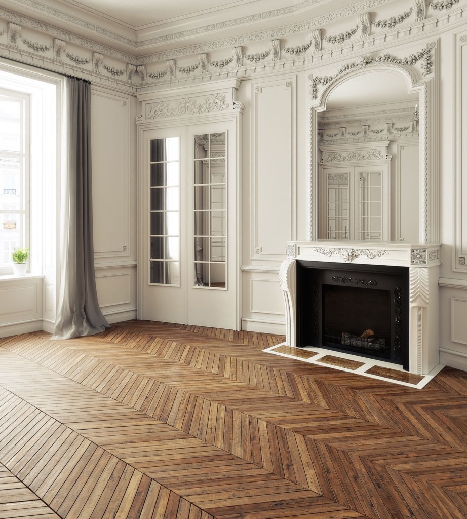 Herringbone Wood Flooring right