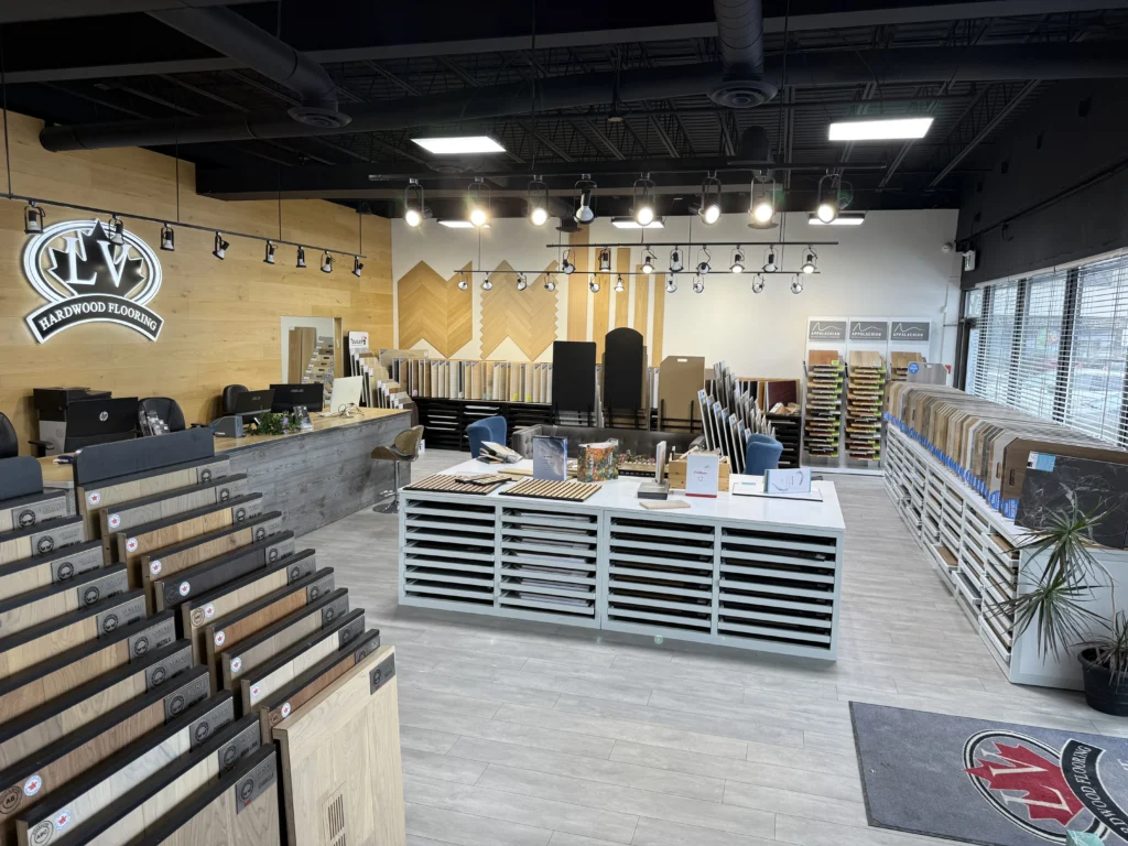 LV Hardwood Flooring showroom North York Triforest