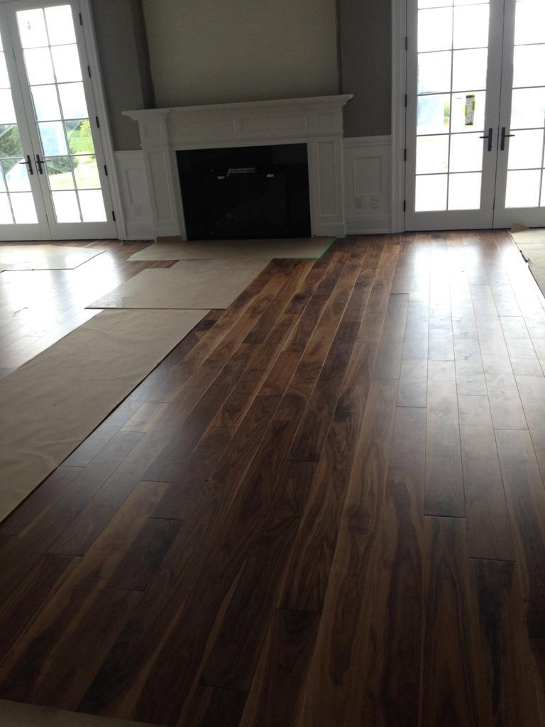 Hardwood floor installation in older Toronto home — LV Flooring