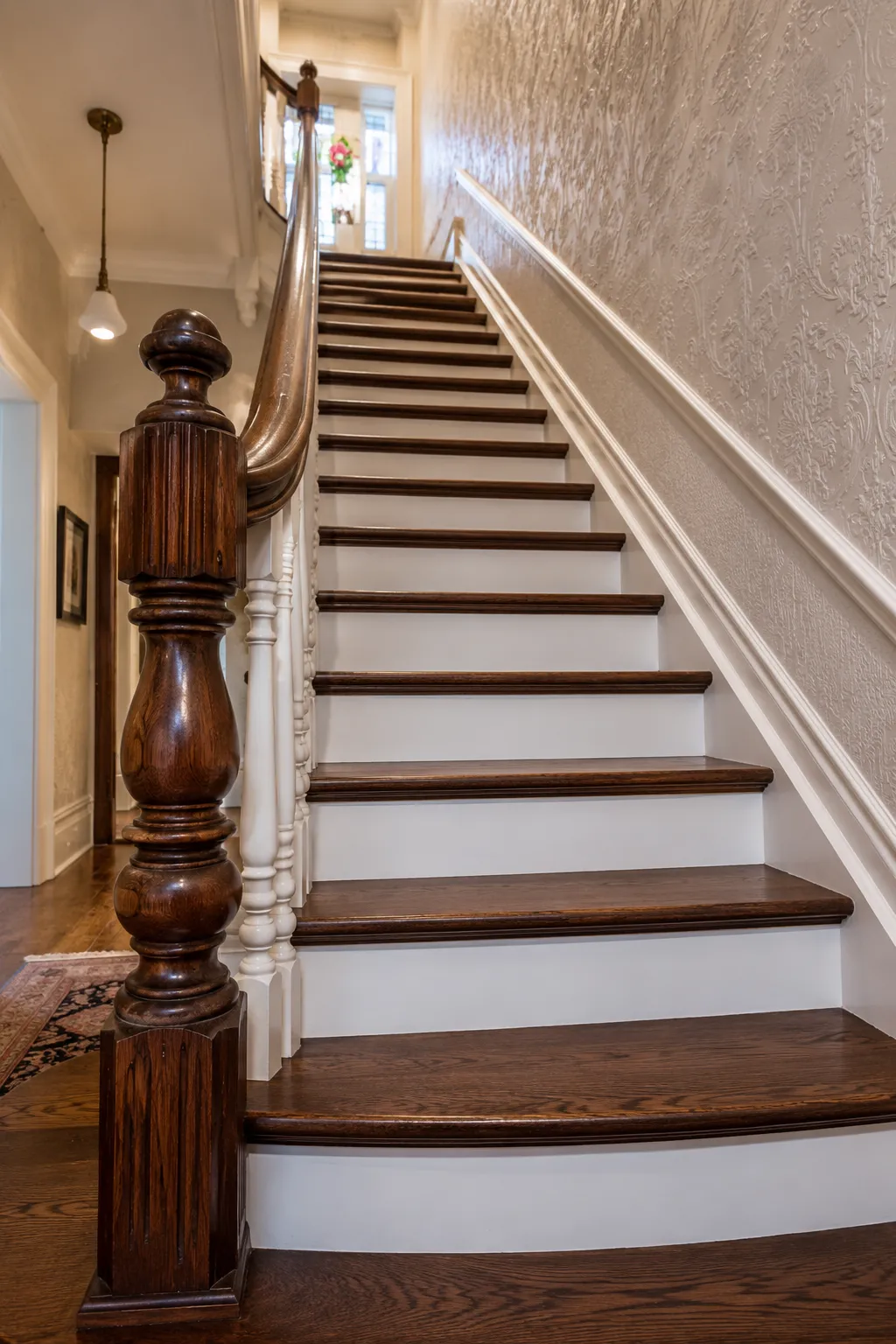 Staircase refinishing in The Annex, Toronto