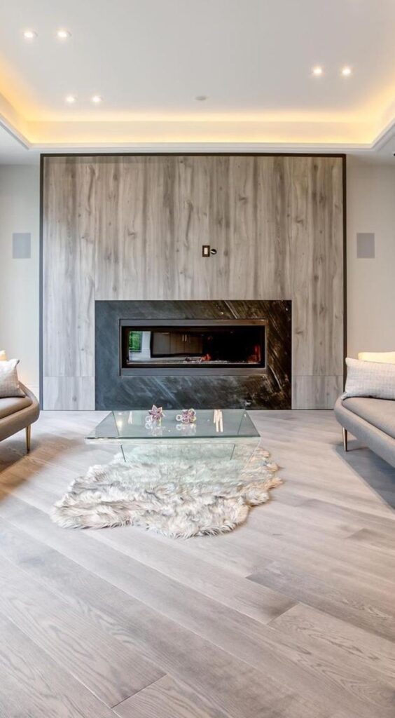 hardwood flooring Mississauga modern home living room