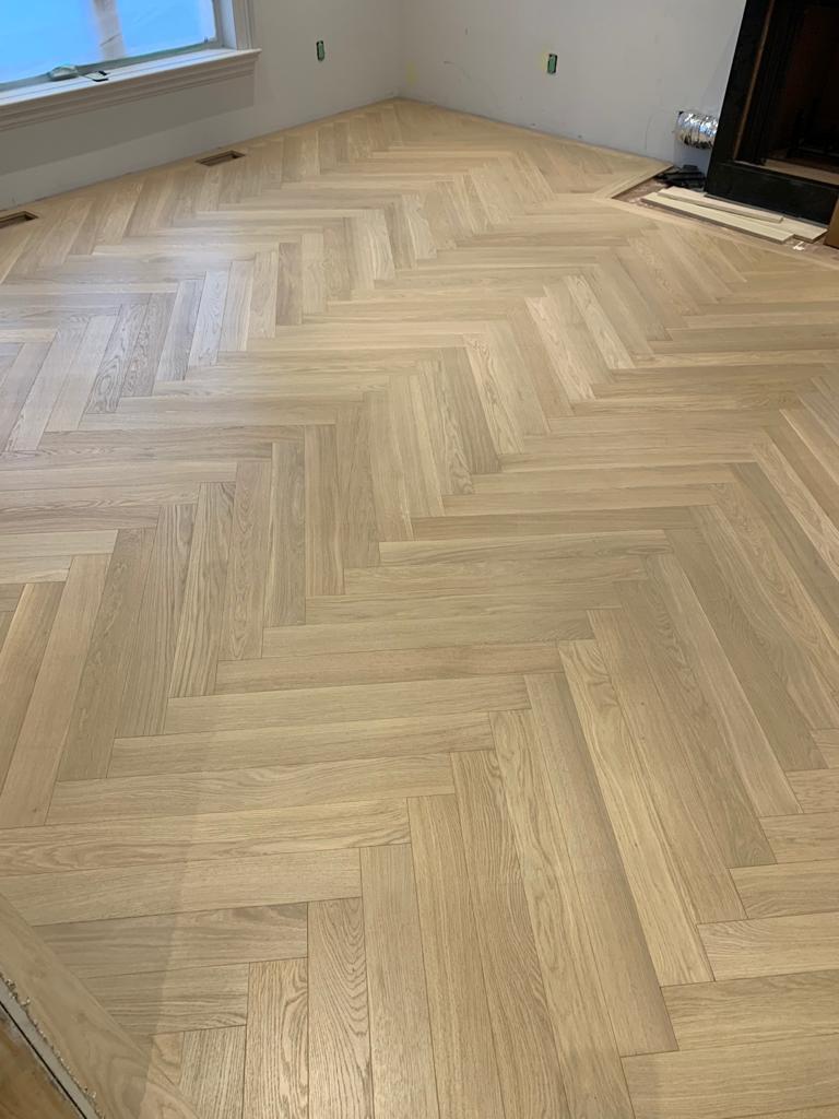 herringbone hardwood flooring Richmond Hill Thornhill