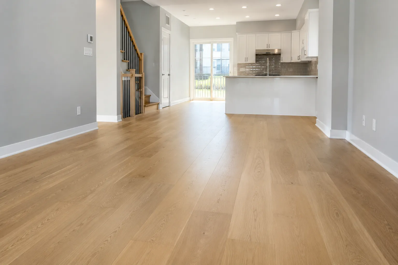Engineered hardwood installation in Cornell, Markham