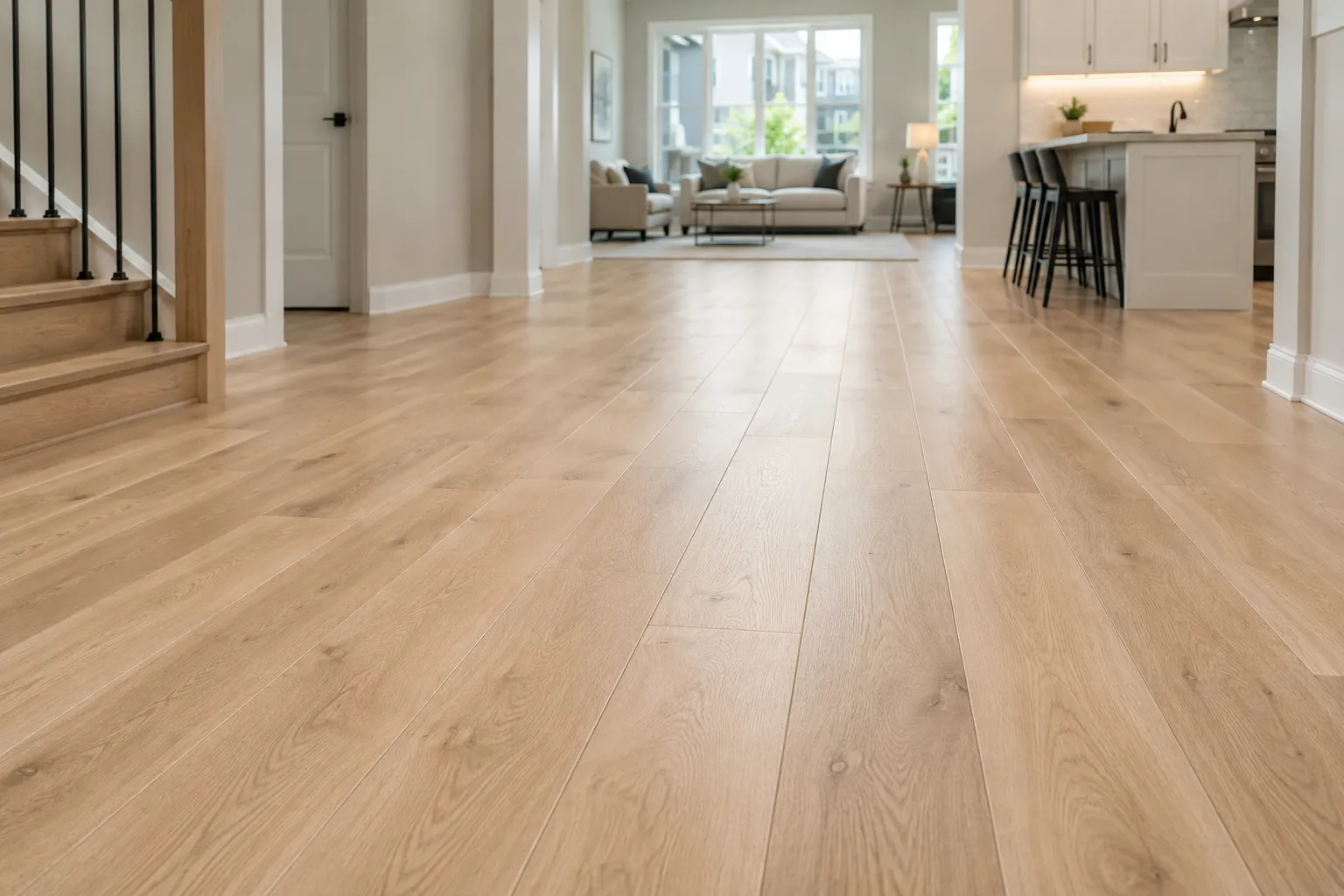Engineered hardwood installation in Woodland Hill, Newmarket