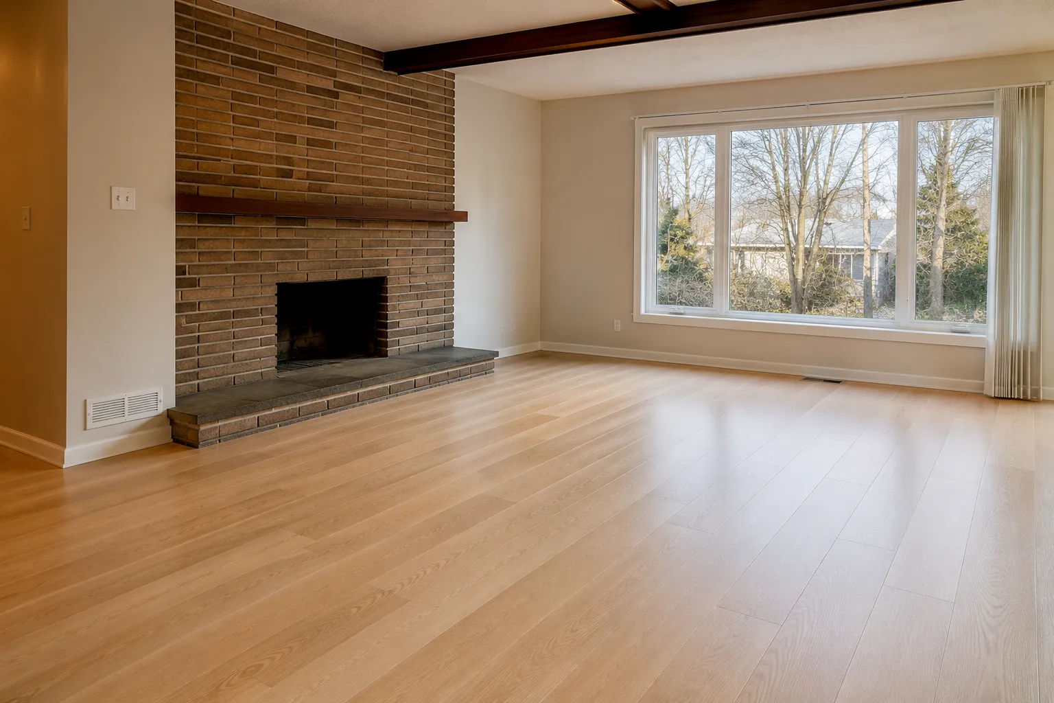 Hardwood installation replacing carpet in Don Mills, North York