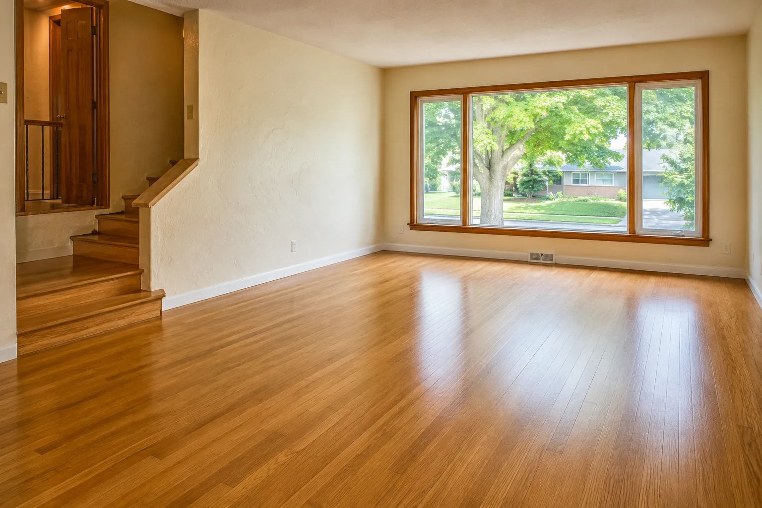 Oak refinishing in Willowdale, North York