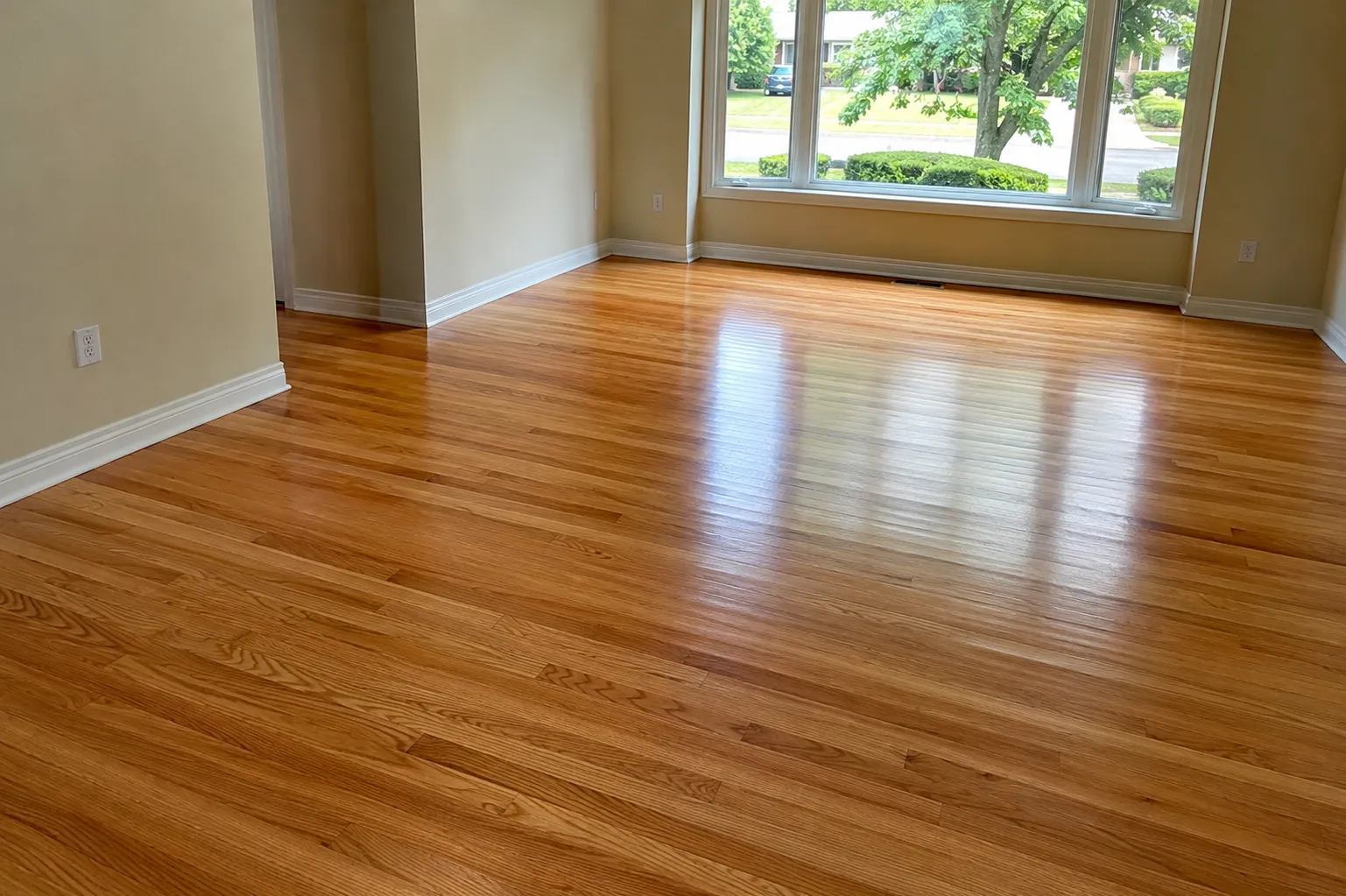 Red oak refinishing in Unionville, Markham