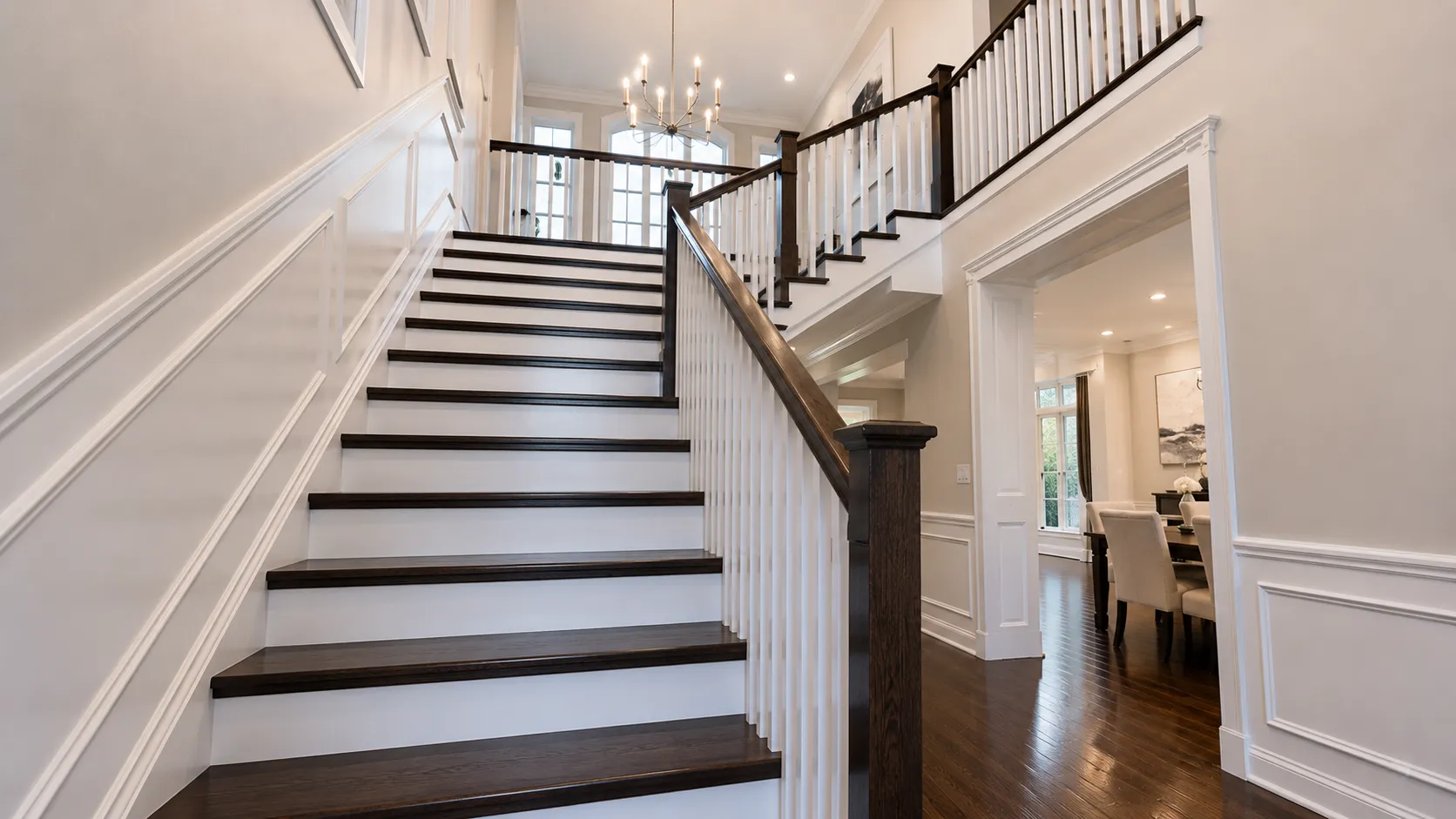 Staircase refinishing in Angus Glen, Markham